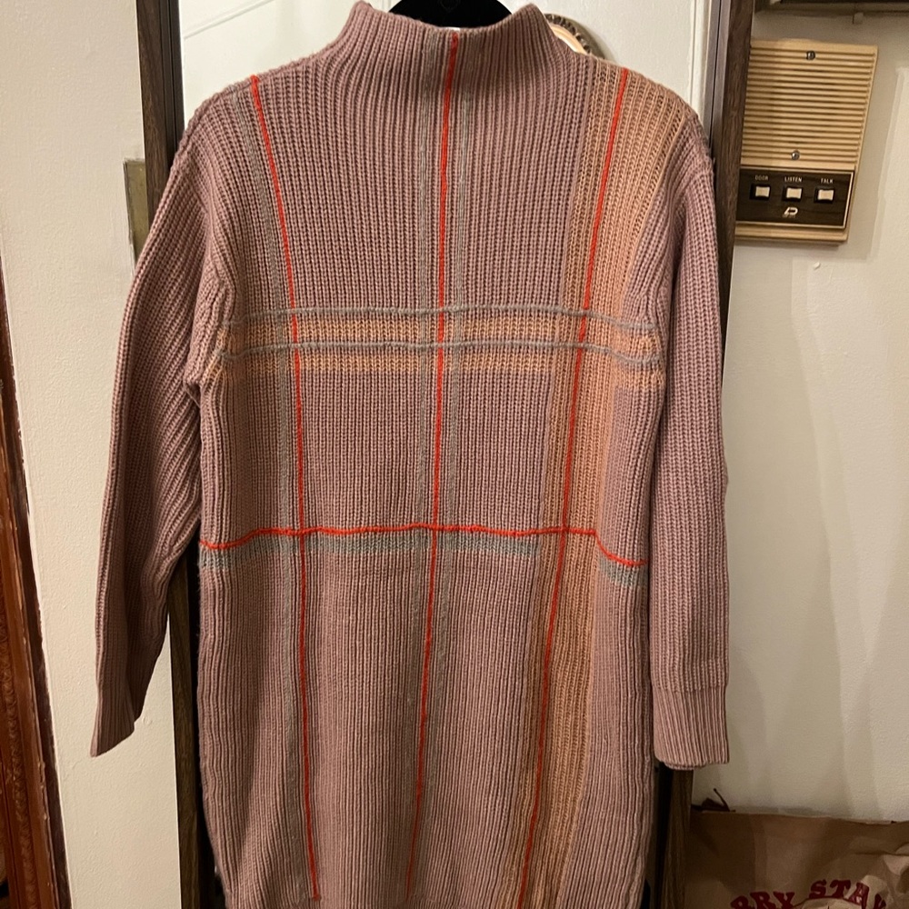 Anthropologie Plaid Sweater Dress - Picture 4 of 7